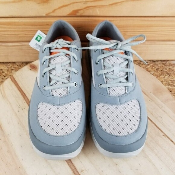 Soft Science Fin 3.0 Fishing Boat Water Shoe Gray Mesh Lightweight Lace-up NEW - Picture 3 of 11